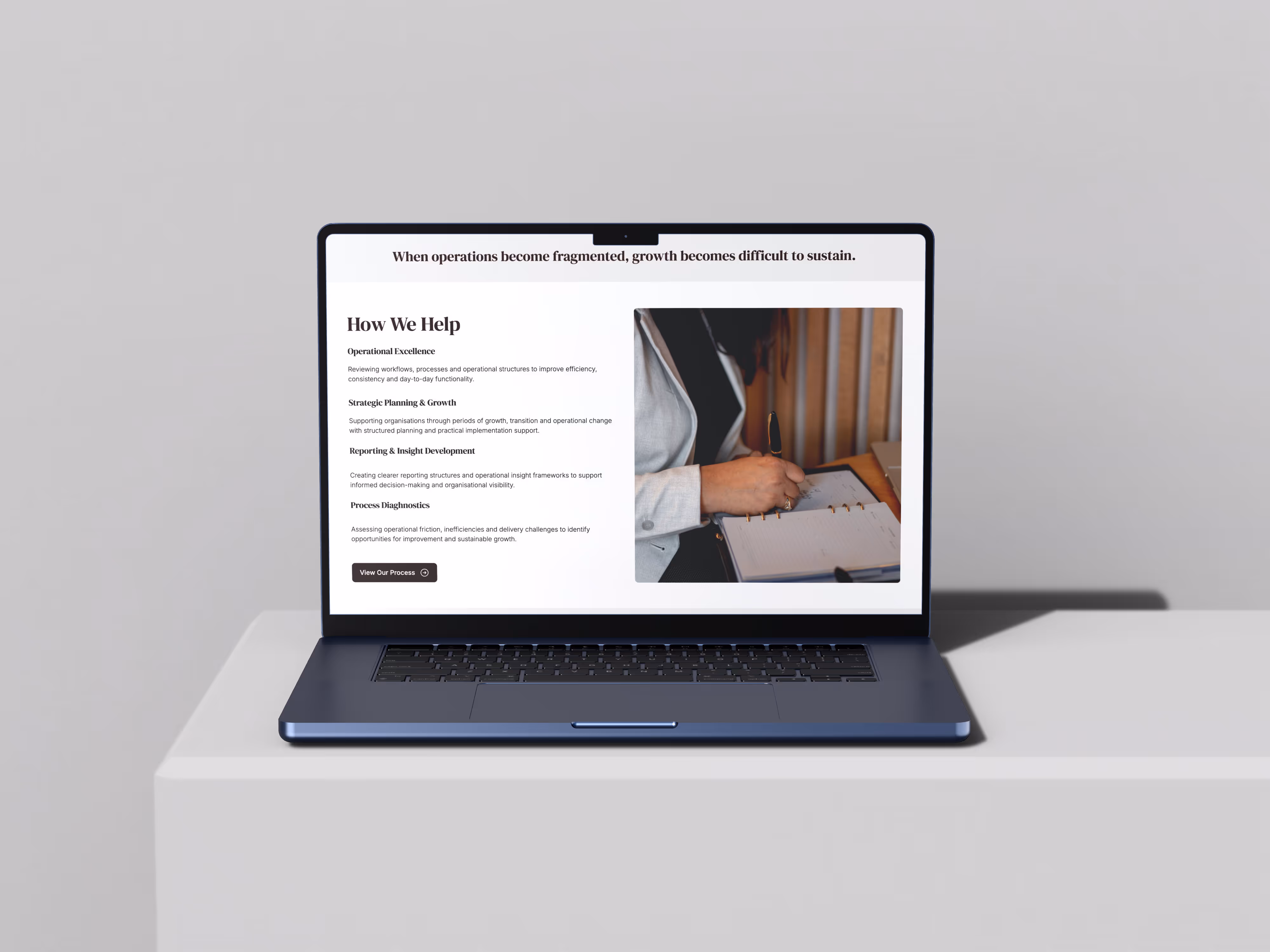 Vector pivot co website designed by Chapter Two Studios
