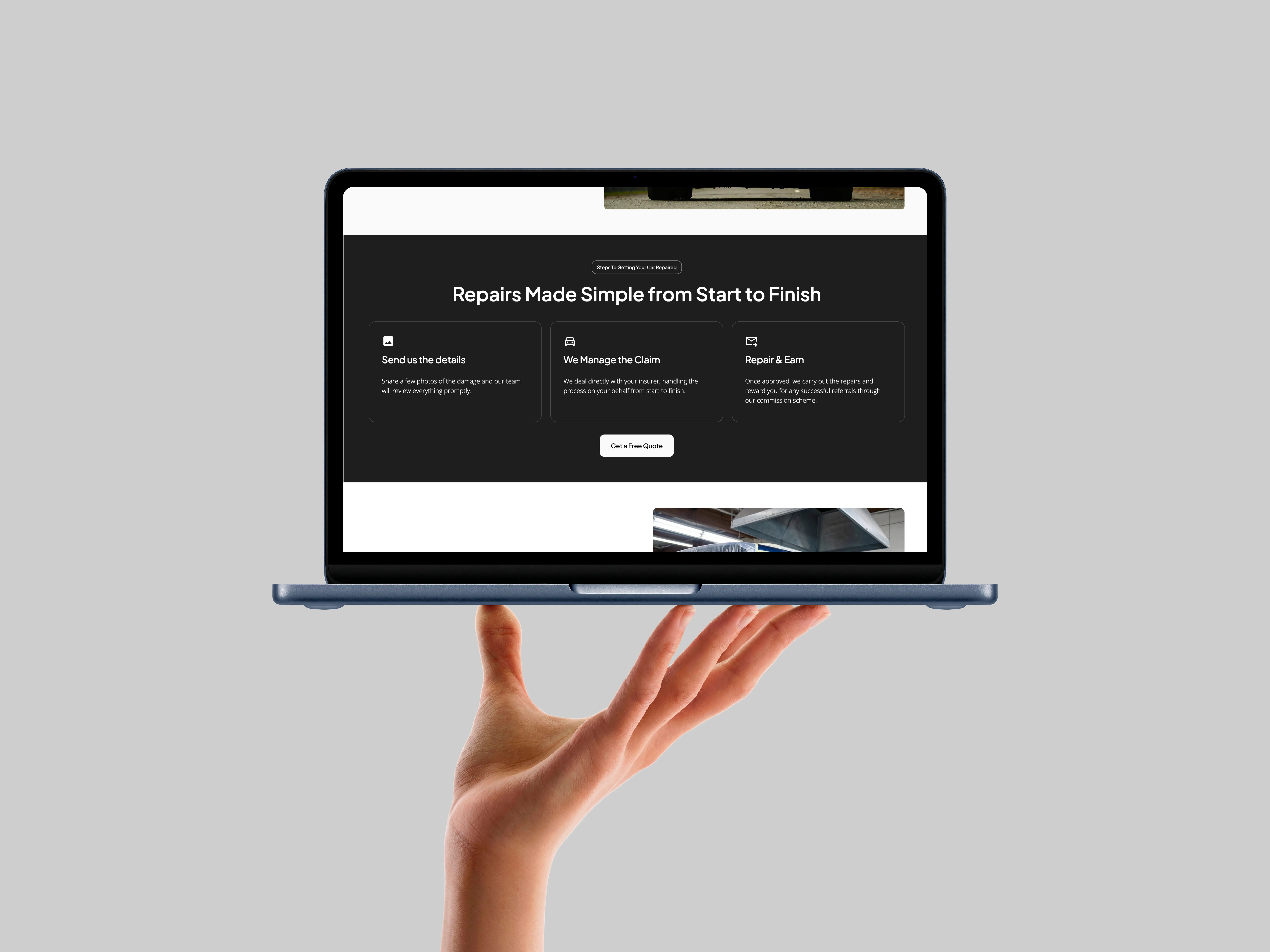 Westside auto repair website designed by Chapter Two Studios