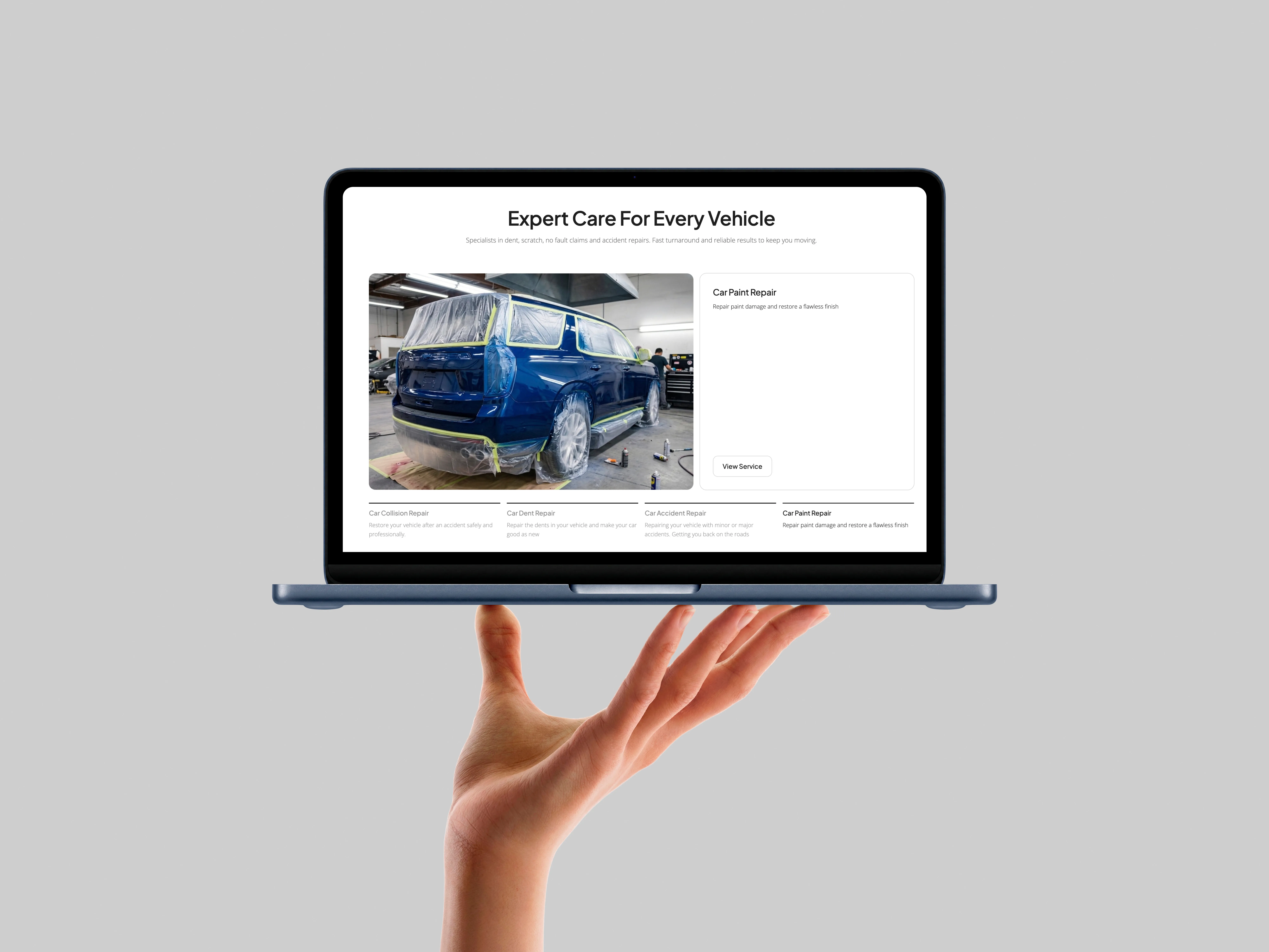 Westside auto repair website designed by Chapter Two Studios