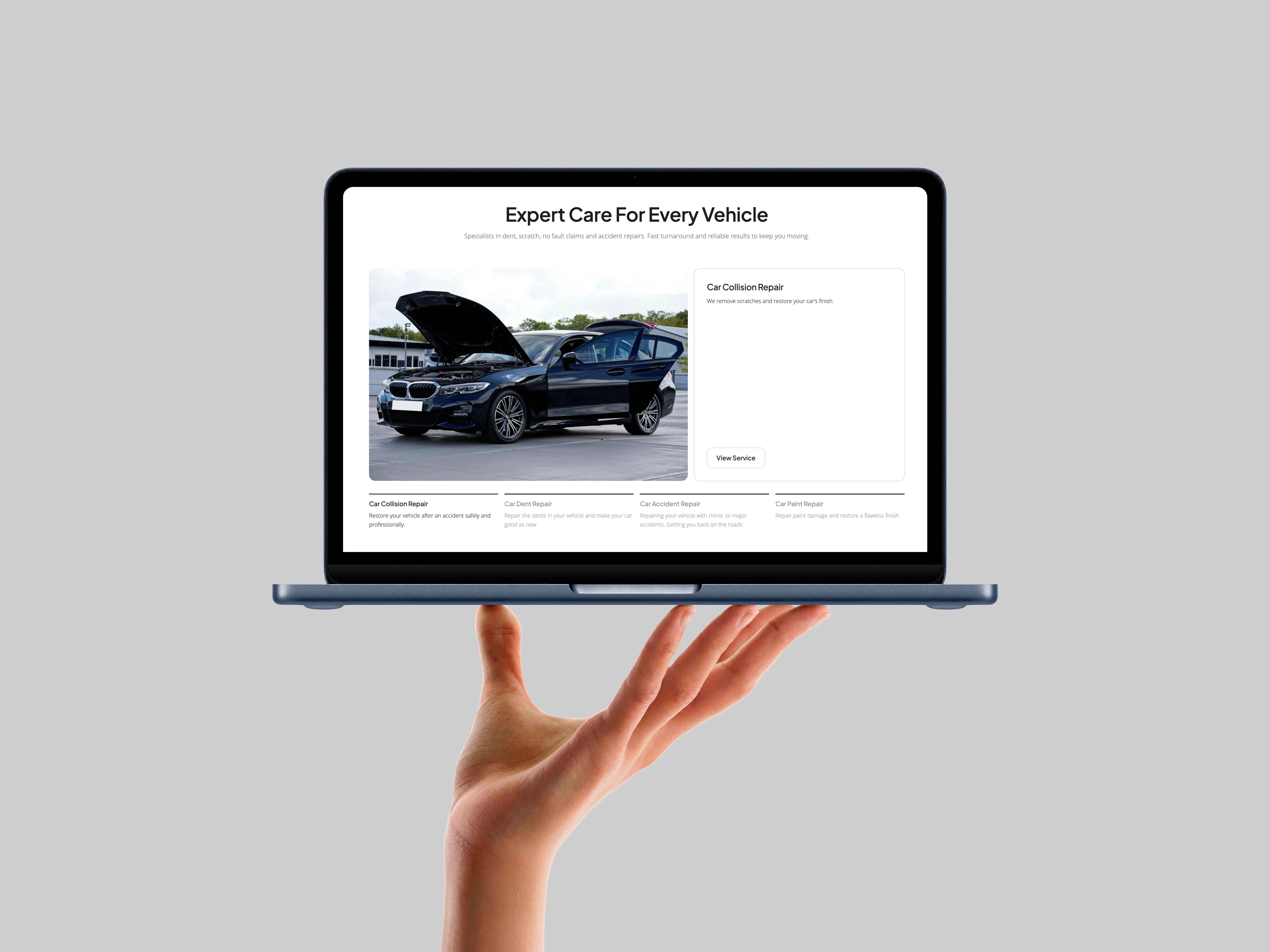 Westside auto repair website designed by Chapter Two Studios