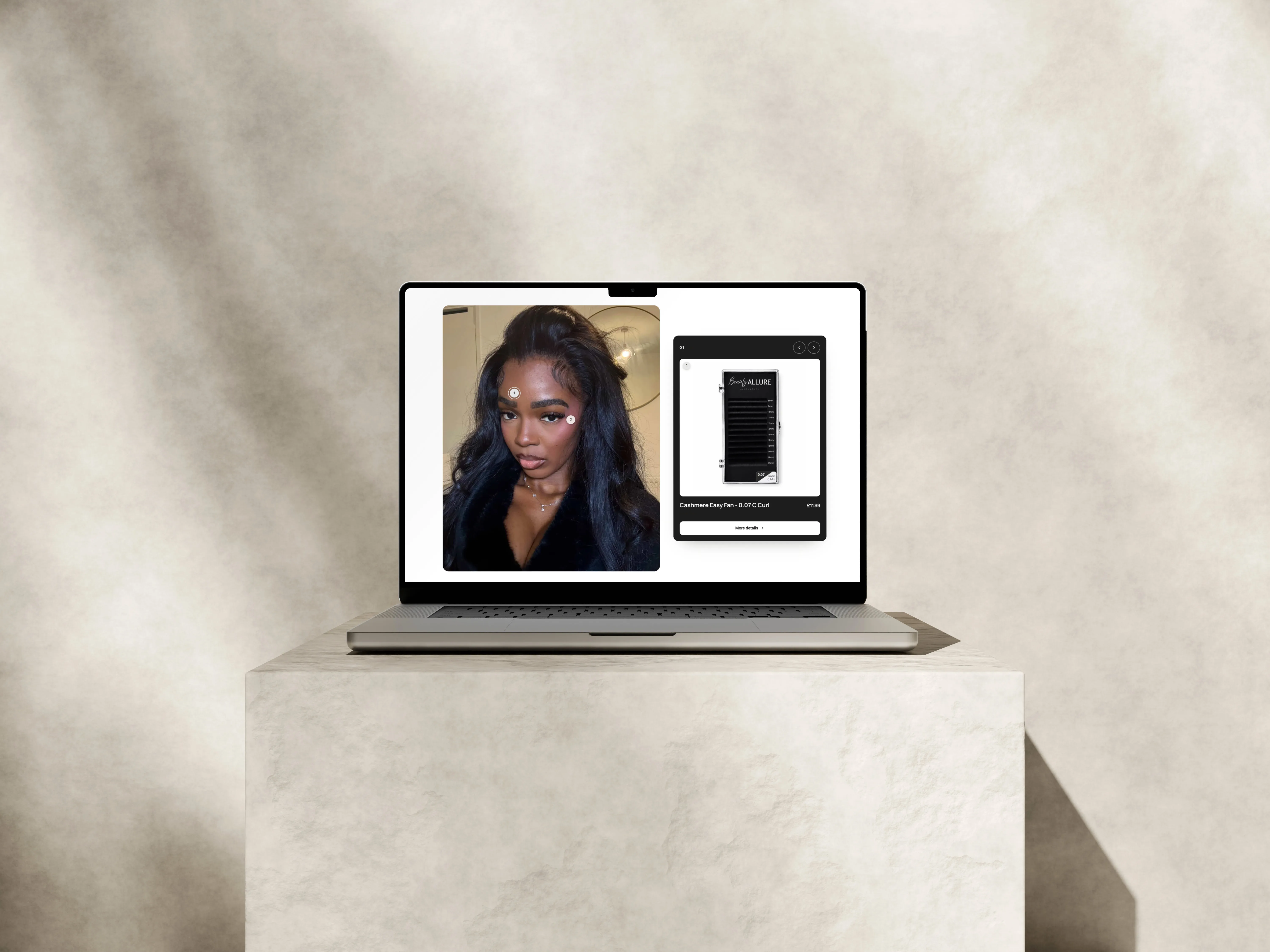 Beauty Allure Aesthetics website designed by Chapter Two Studios