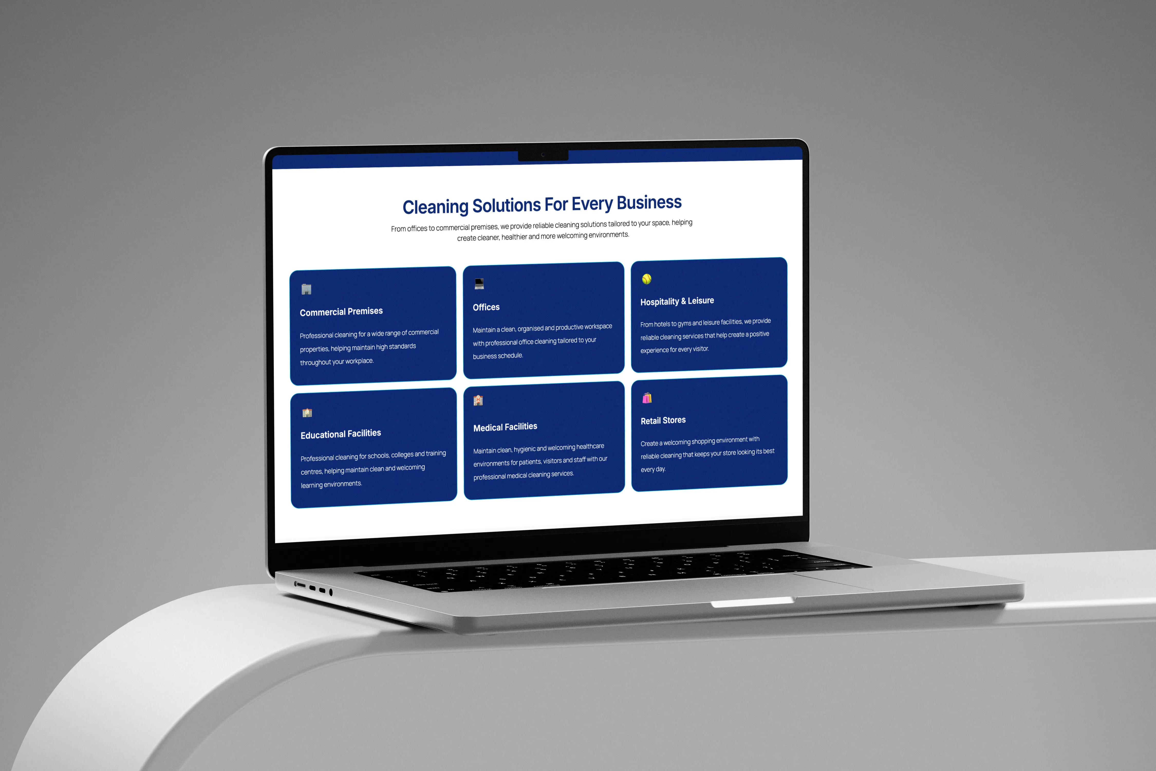 City Wide Cleanings website designed by Chapter Two Studios