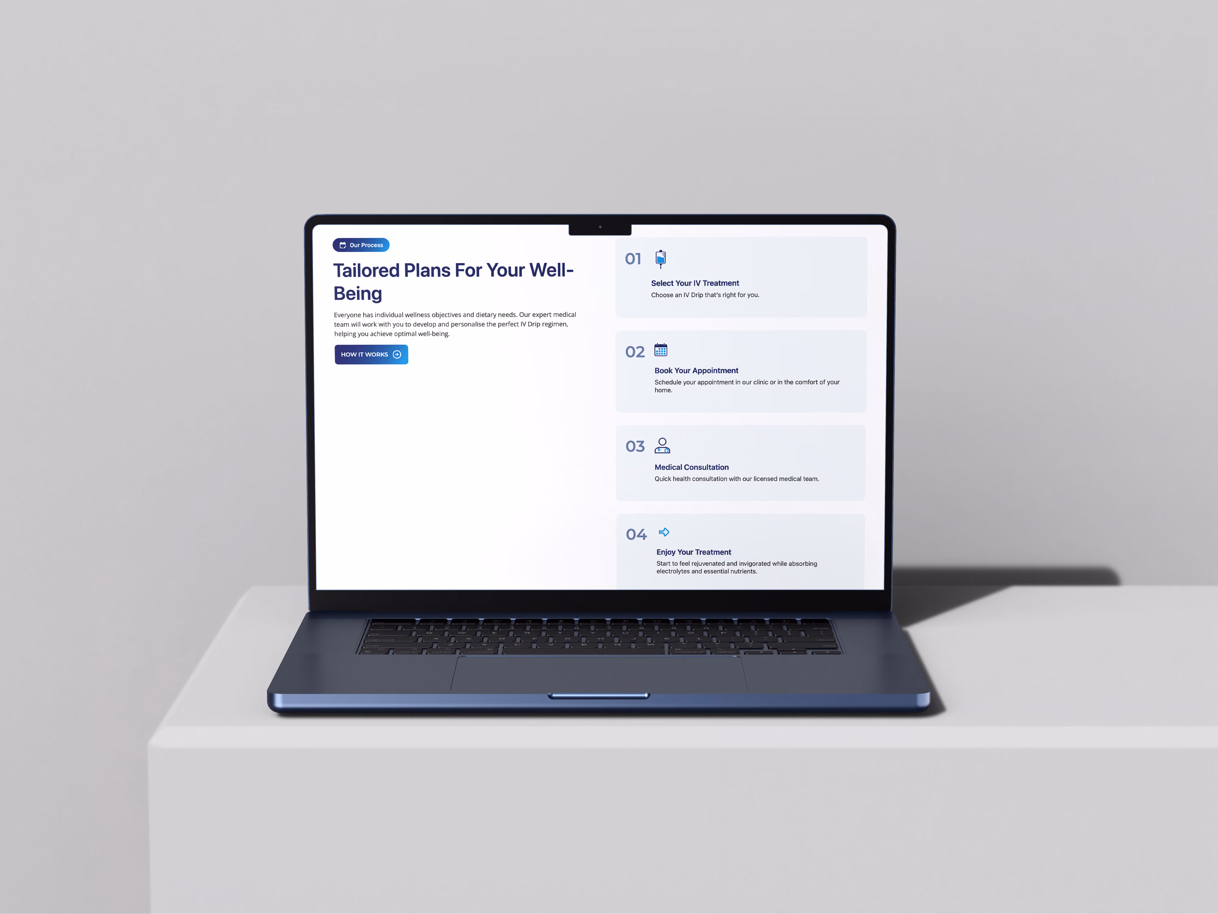 Ivitalise website designed by Chapter Two Studios