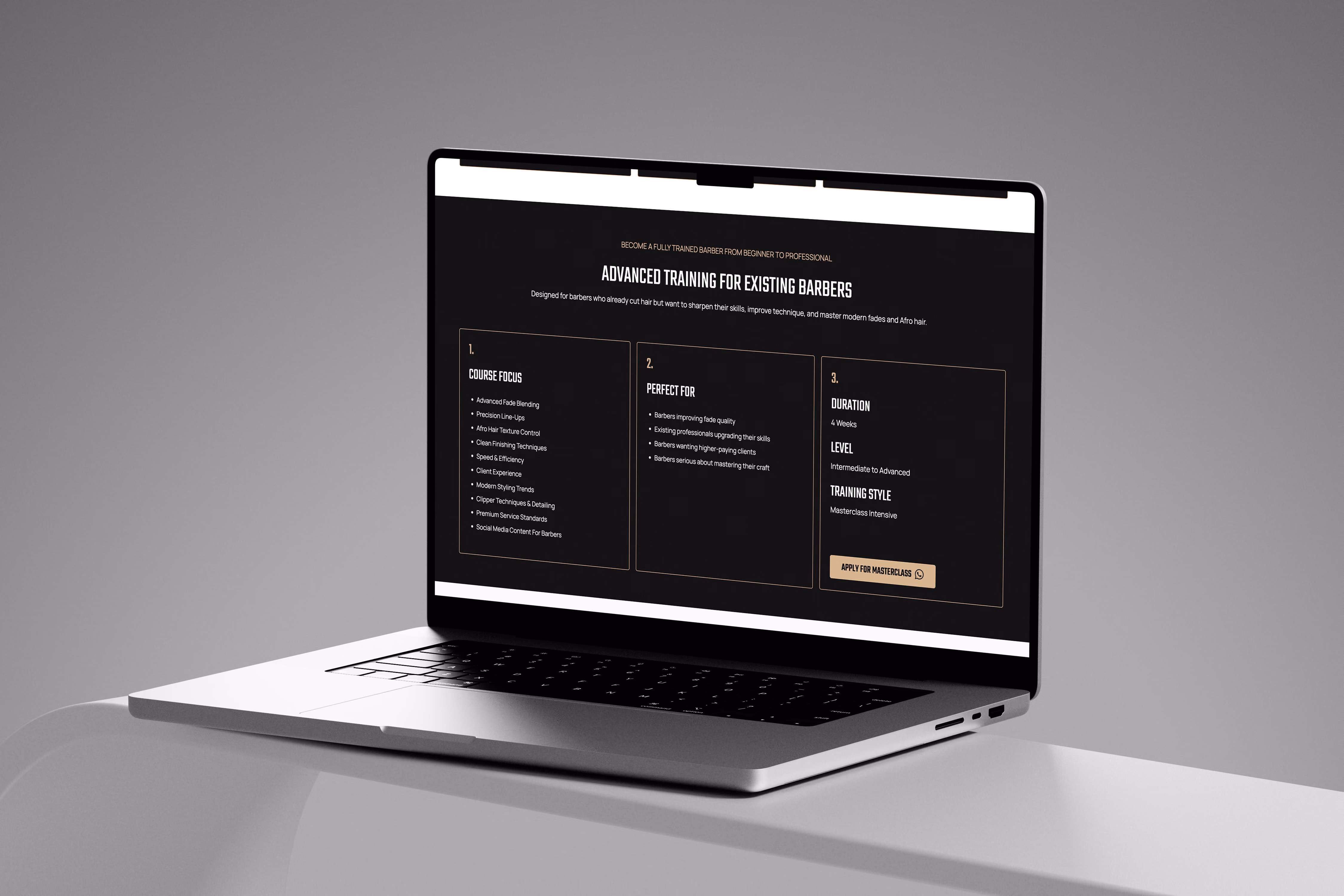 Learn with Amos responsive website design by Chapter Two Studios