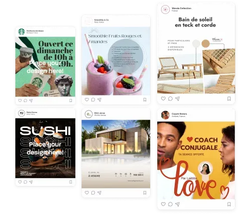 Posts réseaux sociaux