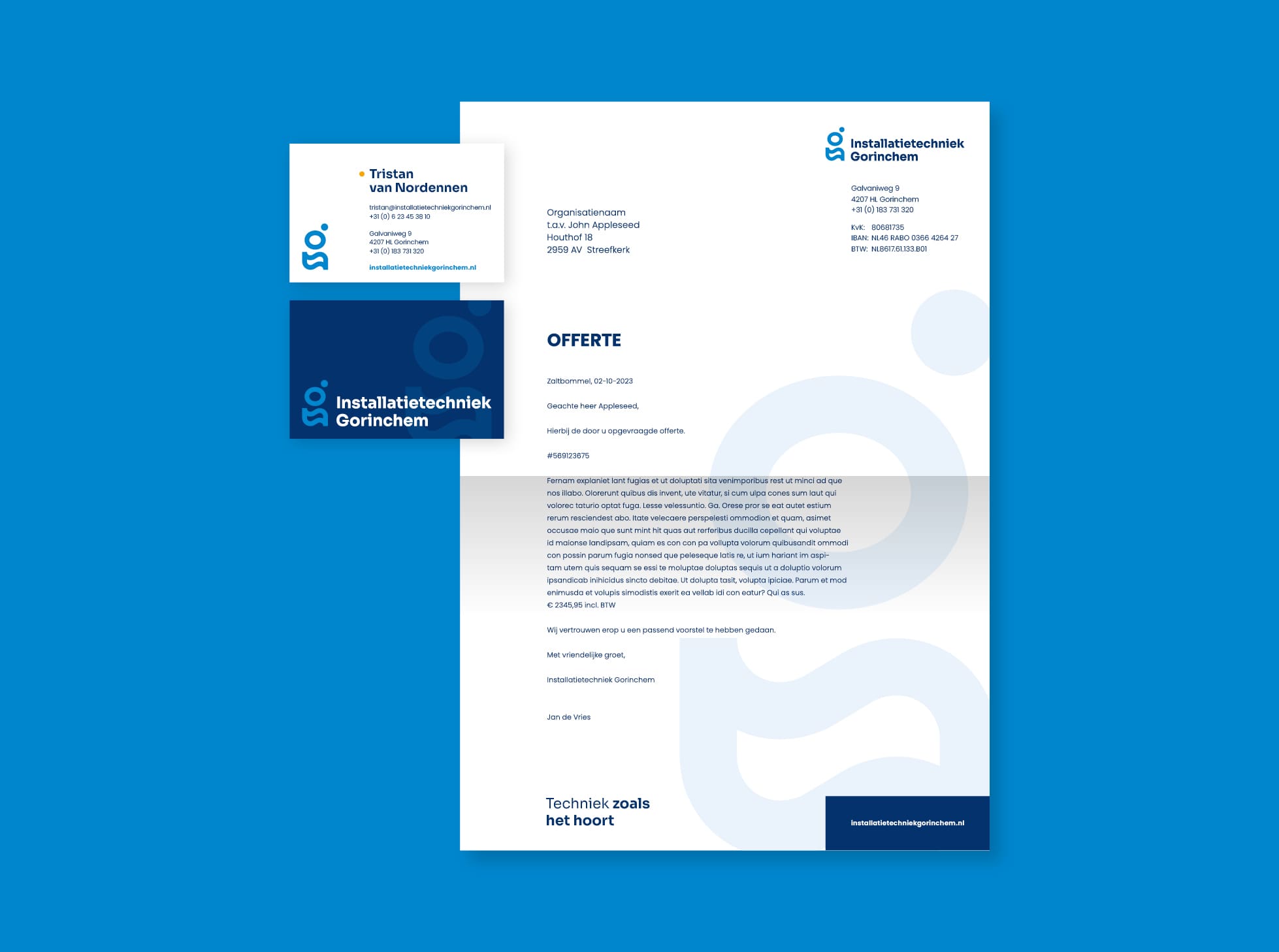ITG Briefpapier en visitekaart