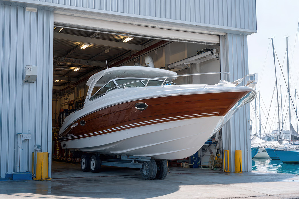 haul and launch marina boats