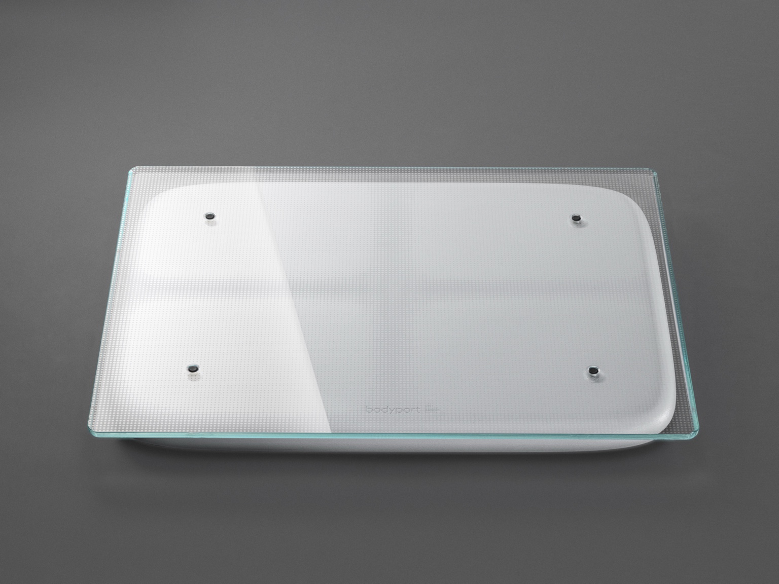 Full front-angle view of the Bodyport Cardiac Scale