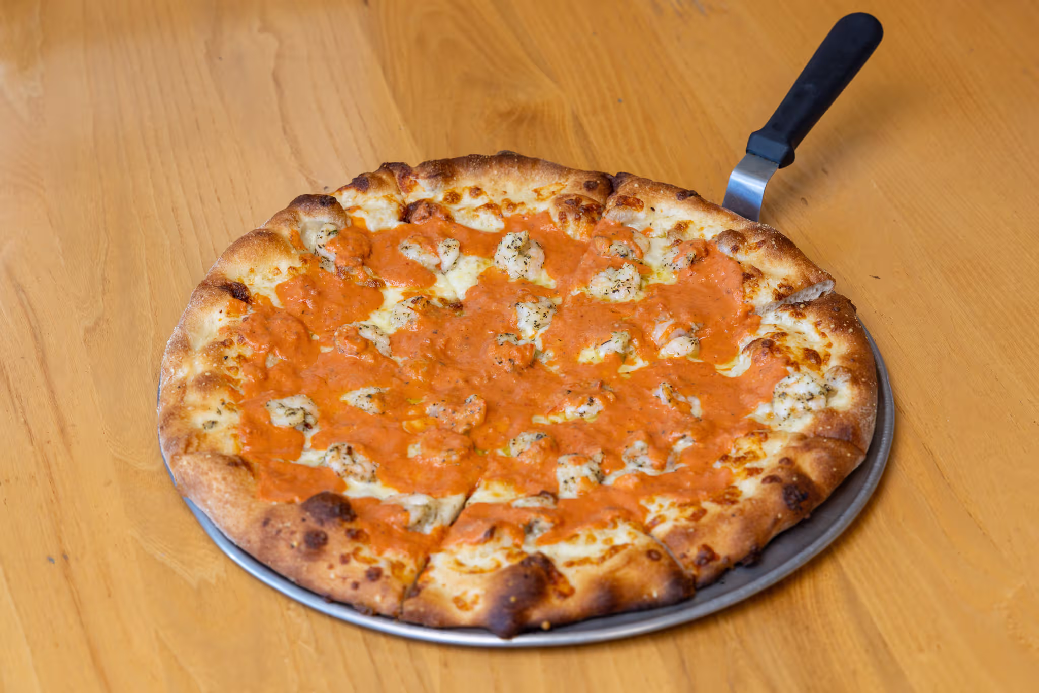Meatball pizza at Pepp's pizzeria