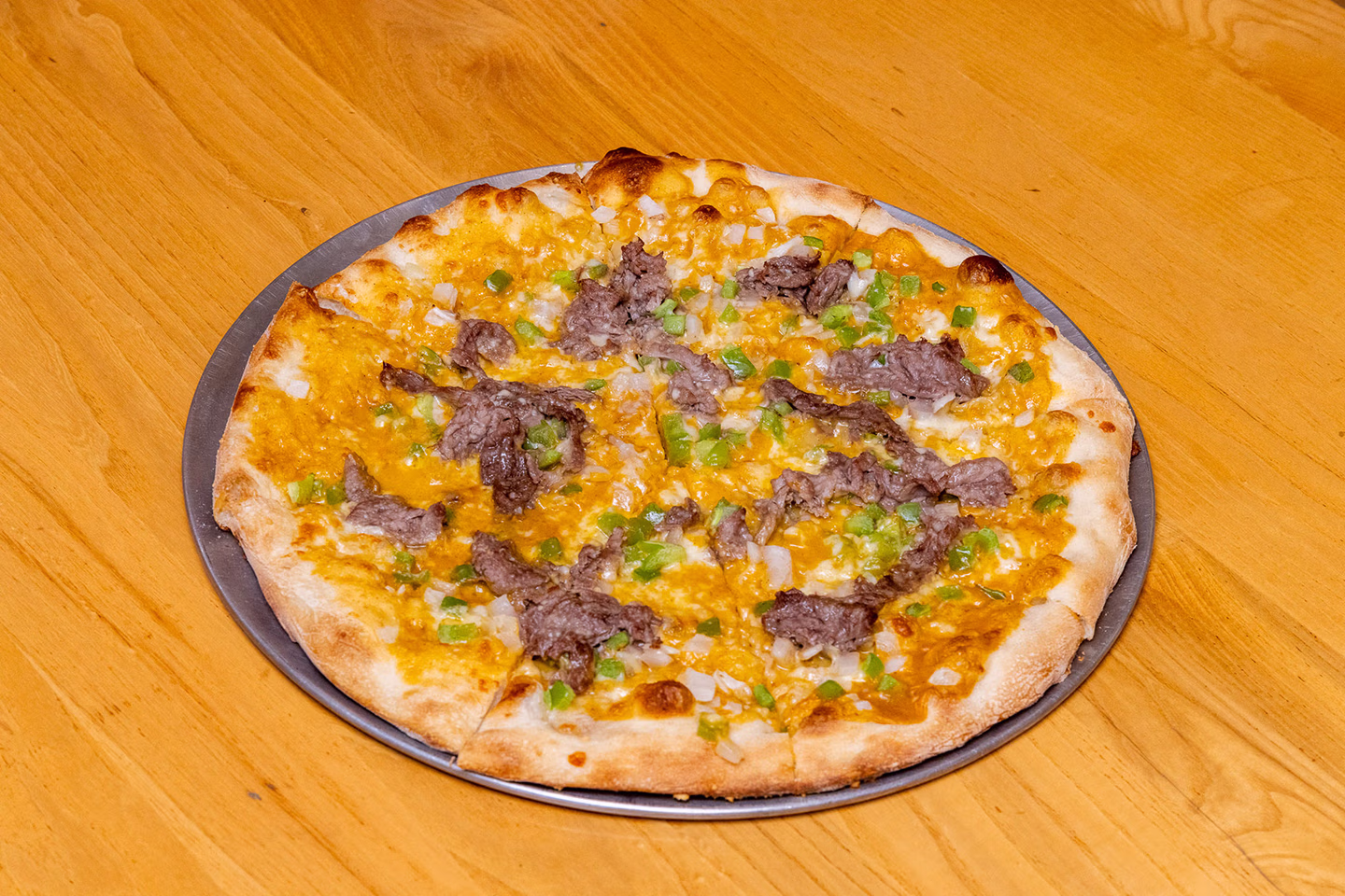 Barbecue (BBQ) chicken pizza at Pepp's Pizzeria