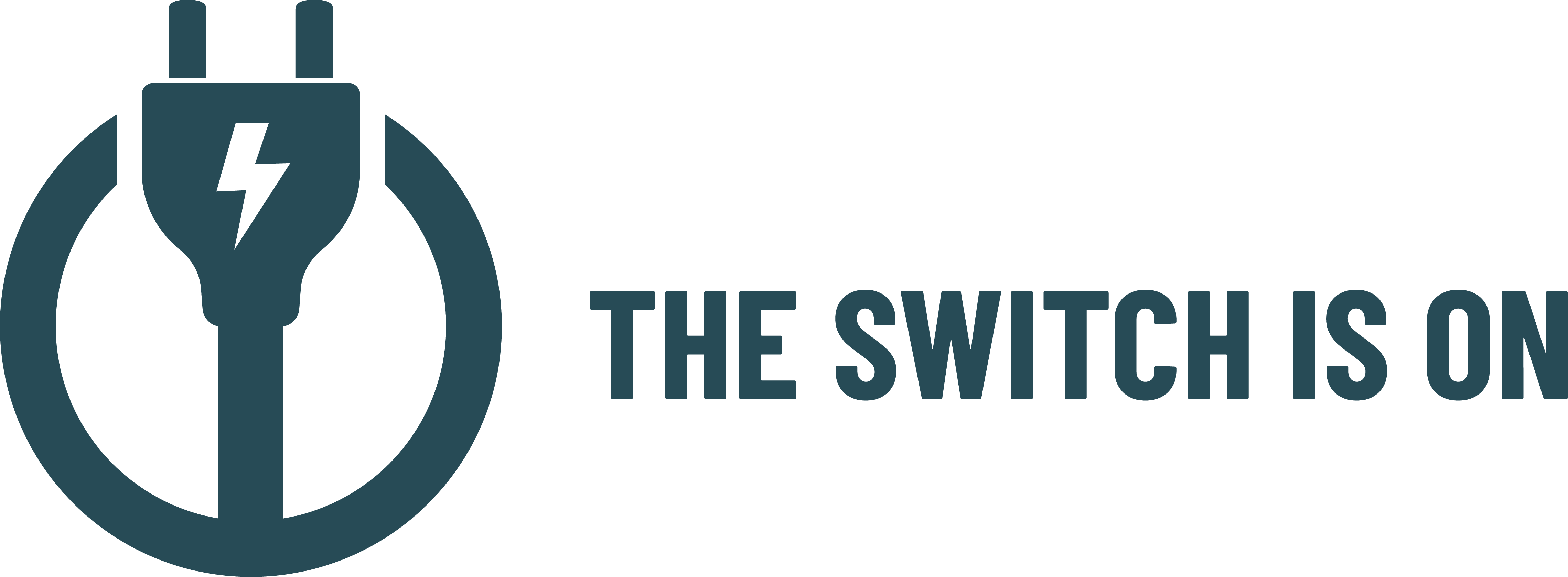 The switch is on logo