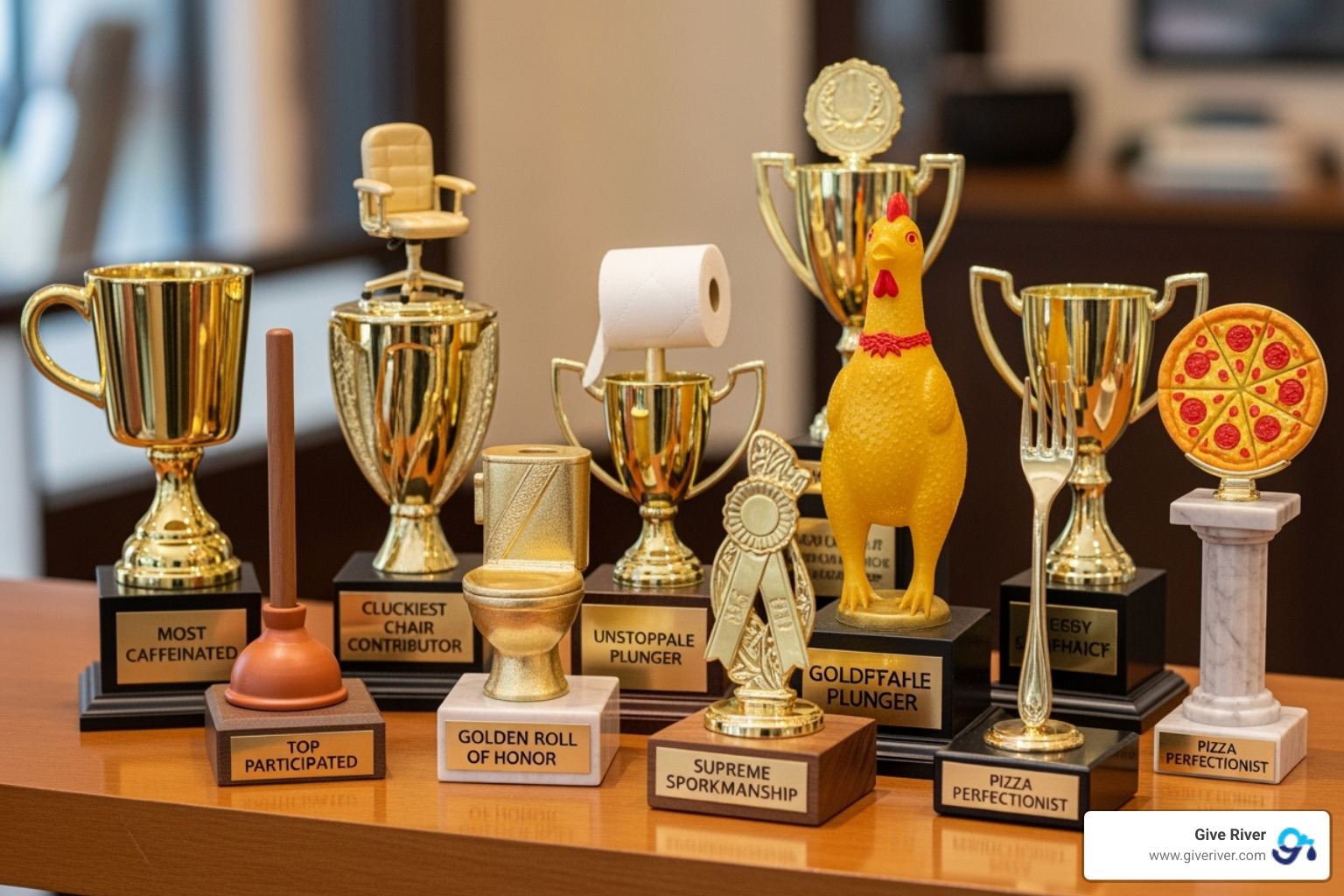 creative and funny trophies - funny work awards creative and funny trophies - funny work awards