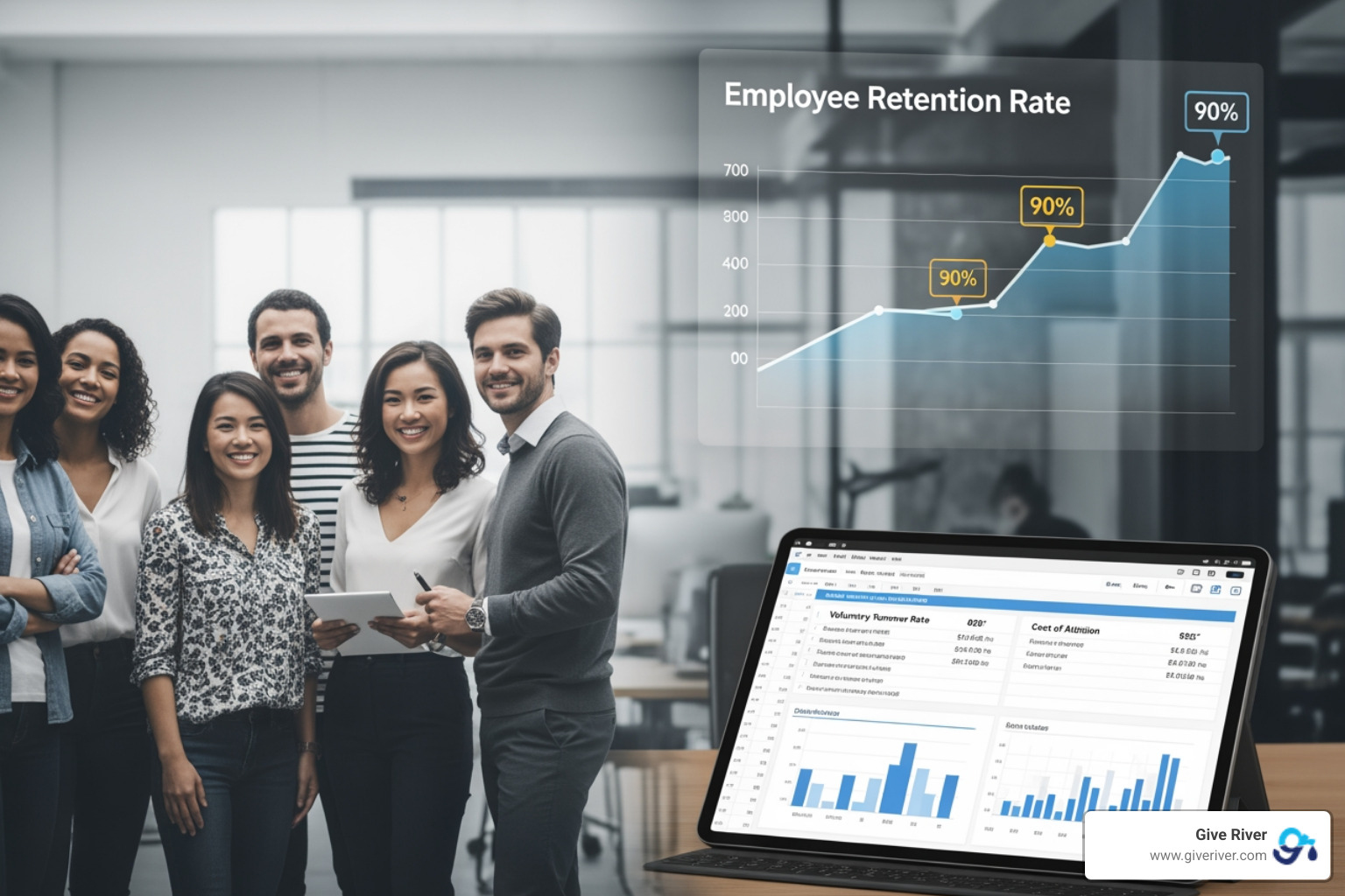 people analytics dashboard - employee retention metrics people analytics dashboard - employee retention metrics