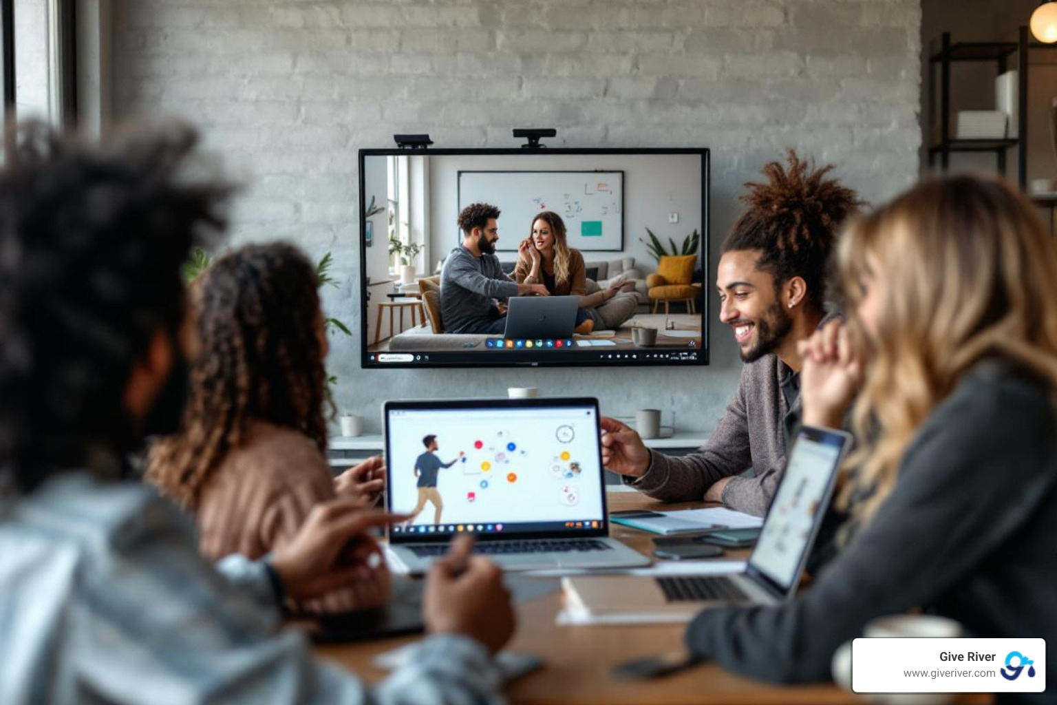 team playing a virtual game on a shared whiteboard - fun activities for virtual team meeting