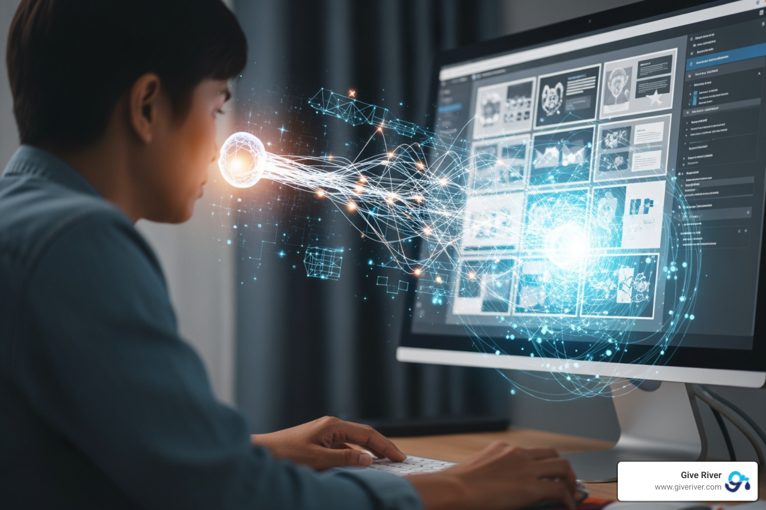 AI assisting in eLearning content creation - creating elearning content