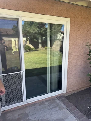 Sliding patio door glass