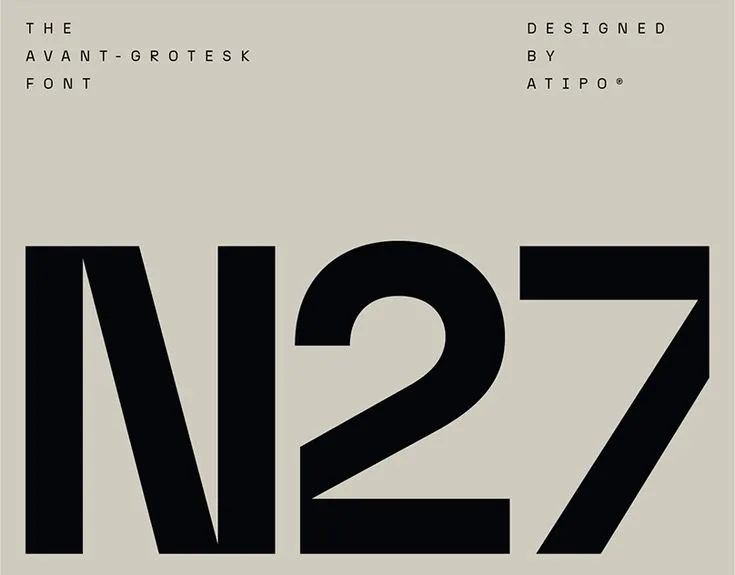 Sixrooms | Werbeagentur München | Kreativmotiv – N27 Font
