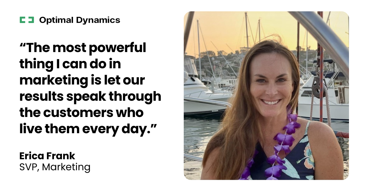 Erica Frank of Optimal Dynamics
