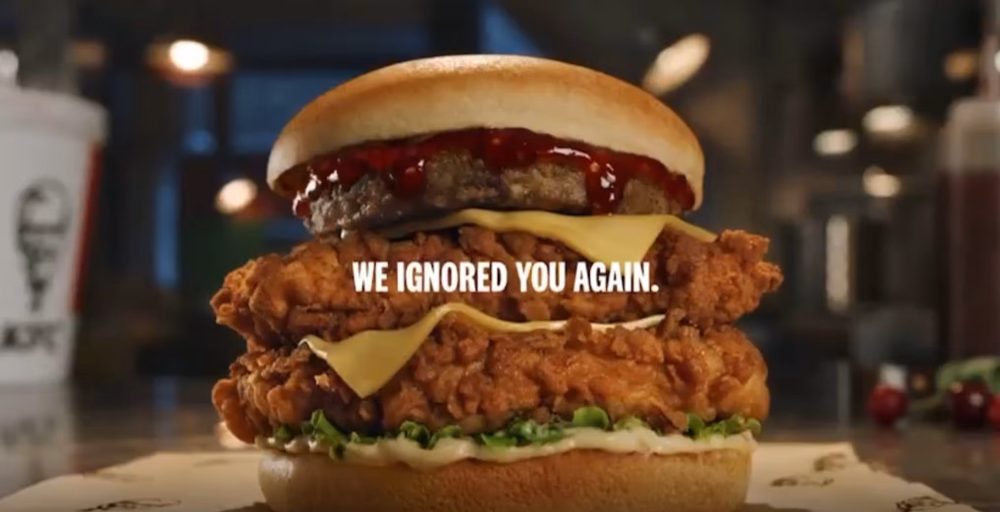 This KFC Ad Is A Masterpiece In How To Positively Ignore Human Insight