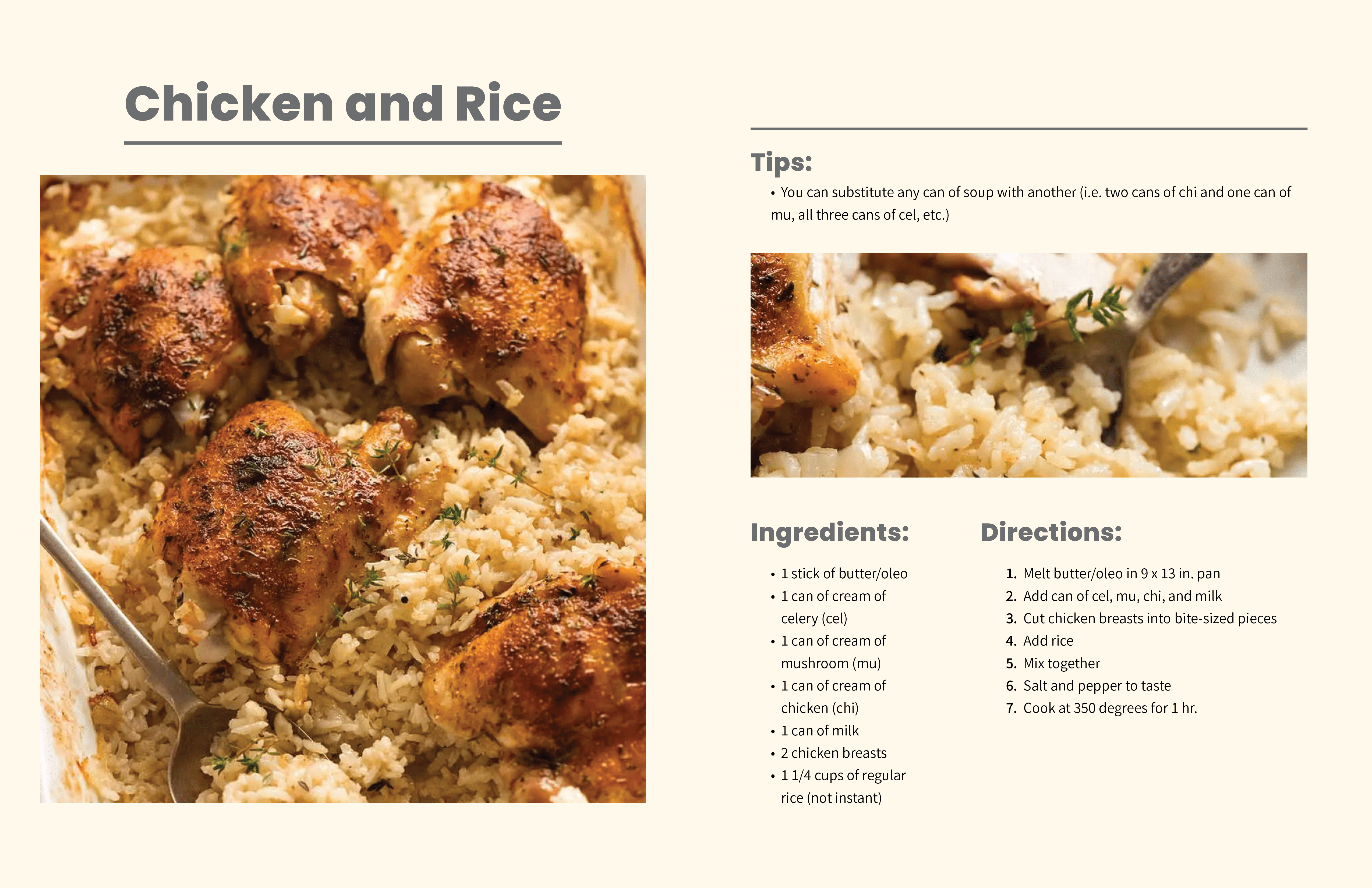 McClain Recipes