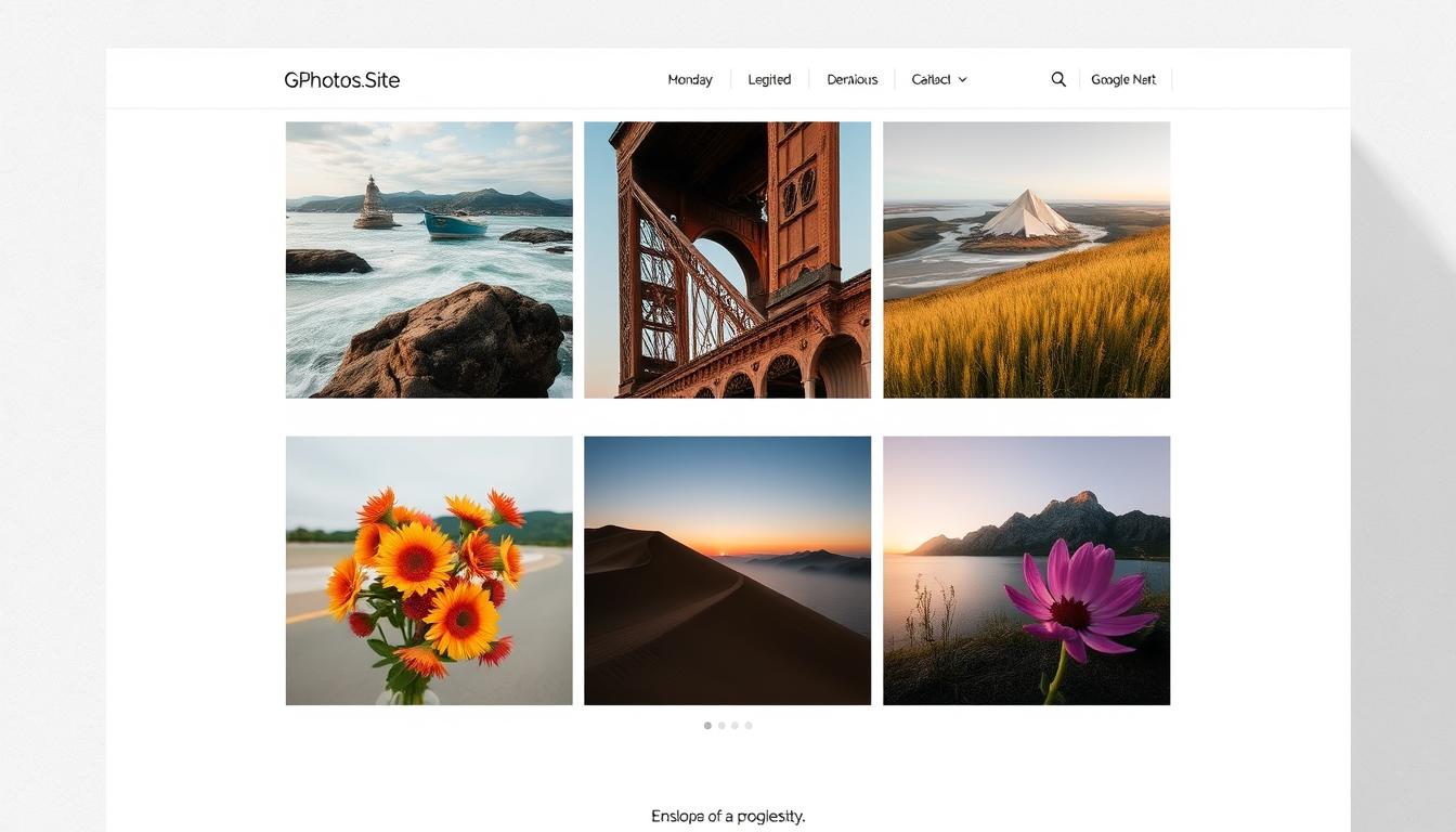 create website from Google Photos