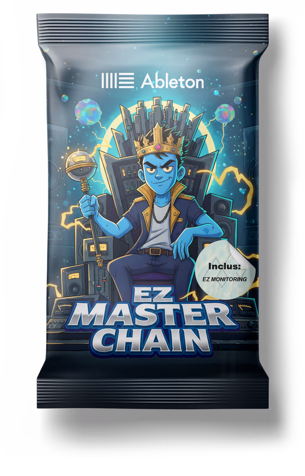 Mockup du EZ Master Chain, outil de mastering par ME6 Prod