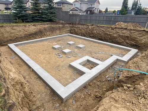 Foundation of Residential House