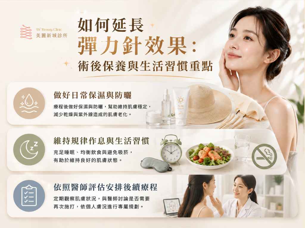 如何延長彈力針效果