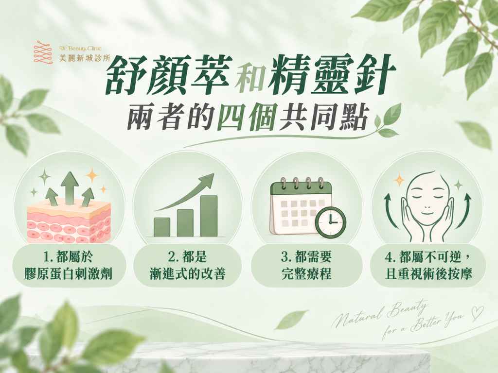 舒顏萃和精靈針的共同點