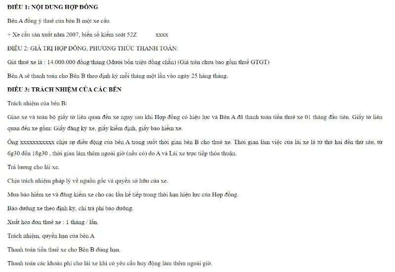 mẫu hợp đồng thuê xe cẩu hoàng đạt
