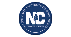 North Carolina HUB Certified logo indicating Stacy Nicole Interiors is recognized as a Historically Underutilized Business (HUB)—a business that is at least 51% owned and operated by minorities, women, or disabled individuals. Stacy Nicole Interiors is a full-service luxury interior design firm based in North Carolina, proudly serving the Charlotte area.