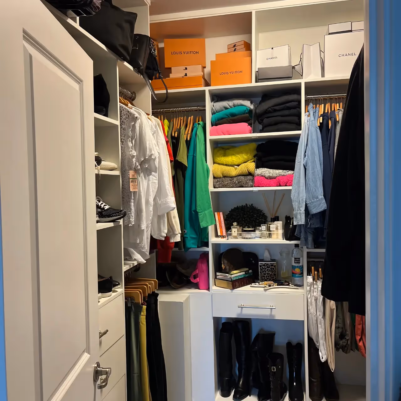After professional custom closet design  by StacyNicole Interior Design 