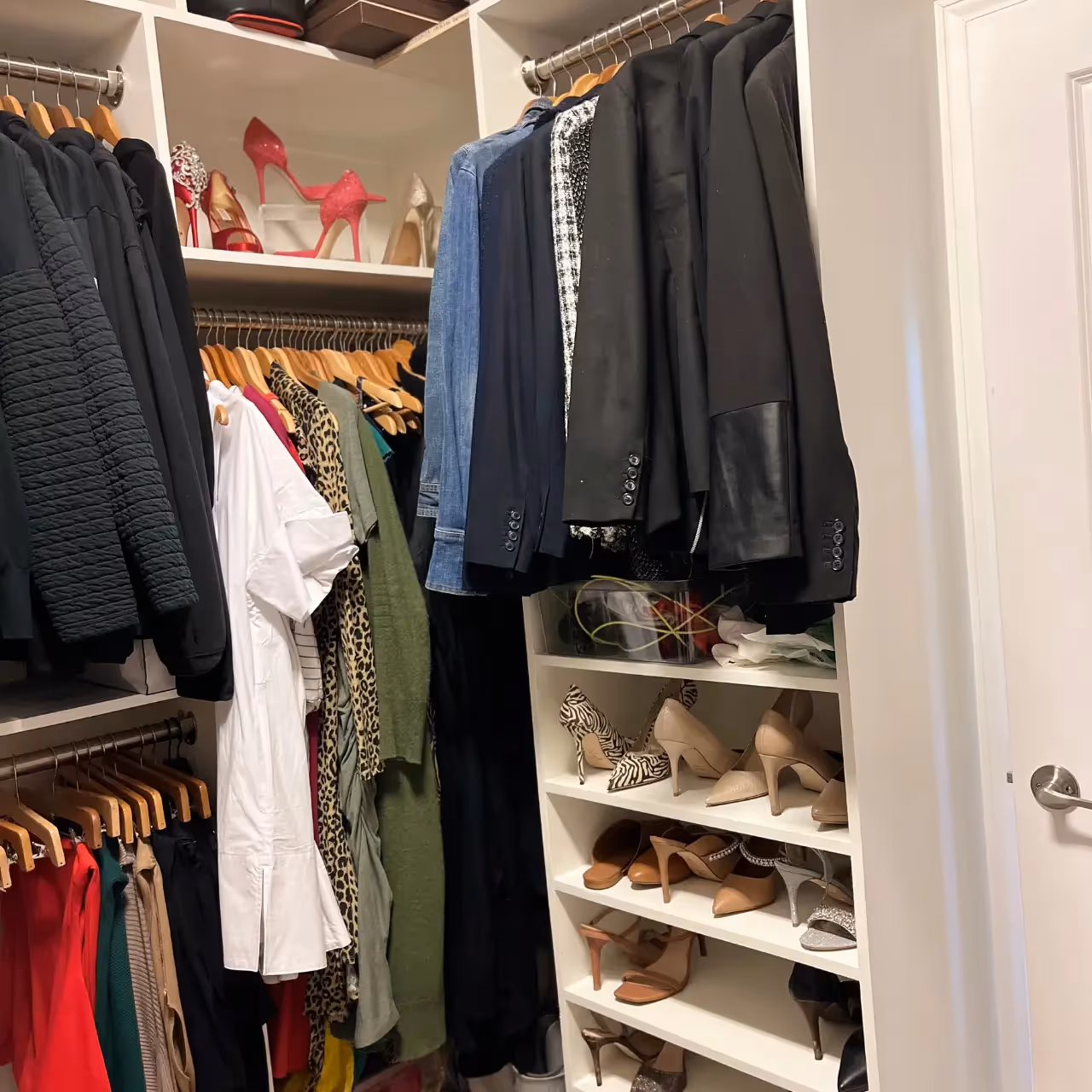 After professional custom closet design  by StacyNicole Interior Design 
