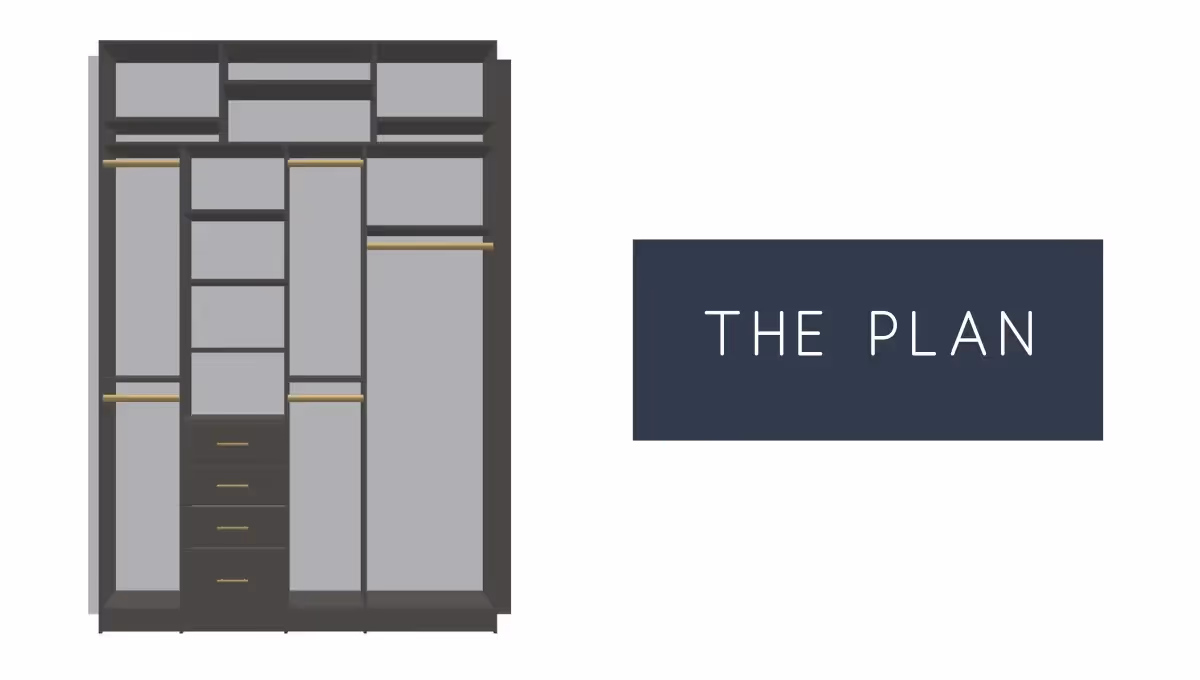 professional closet design  3D Drawings & Floor Plans