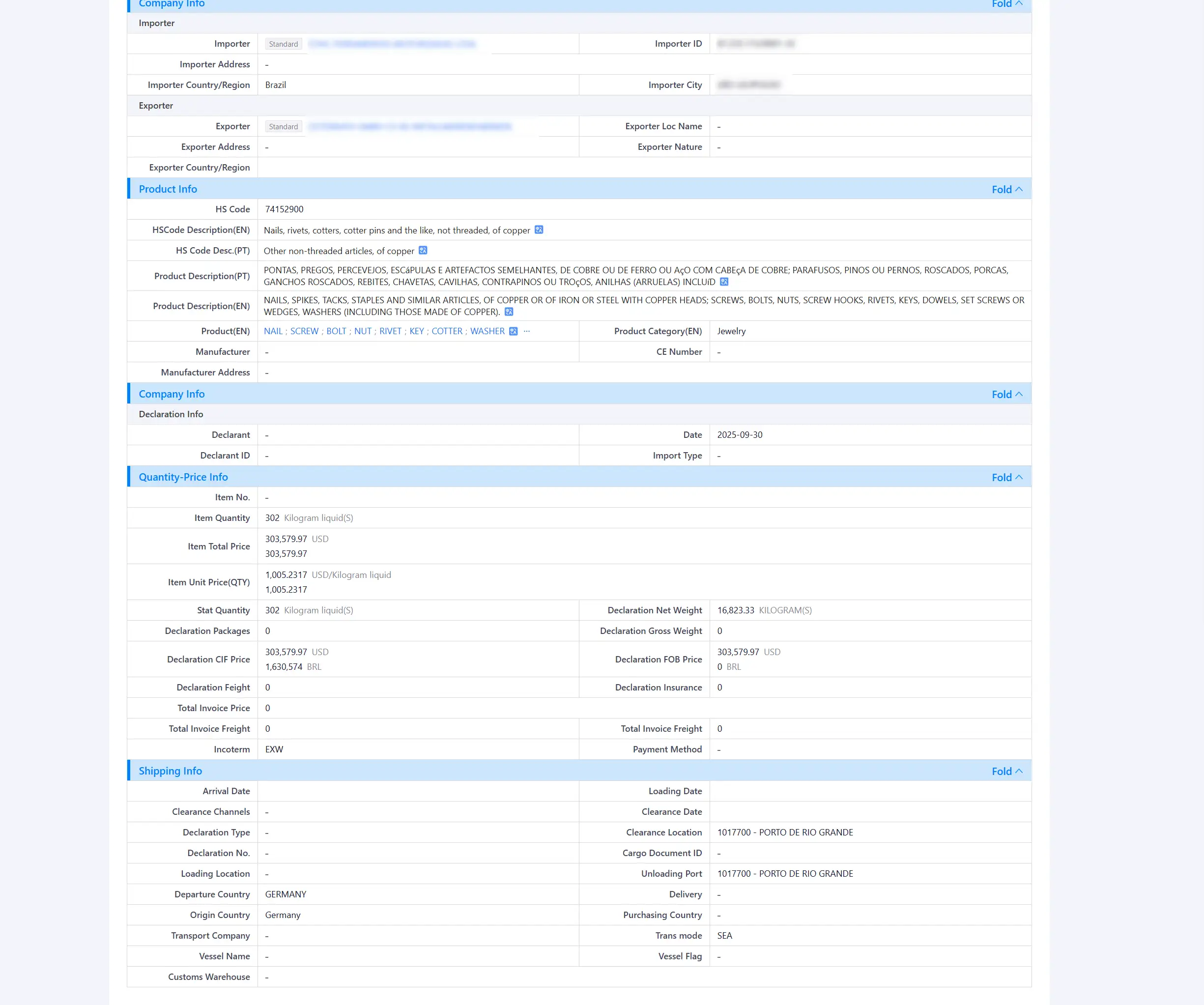 Screenshot aus einer E-Mail vom Handelsbroker "Sam from Shanghai China"
