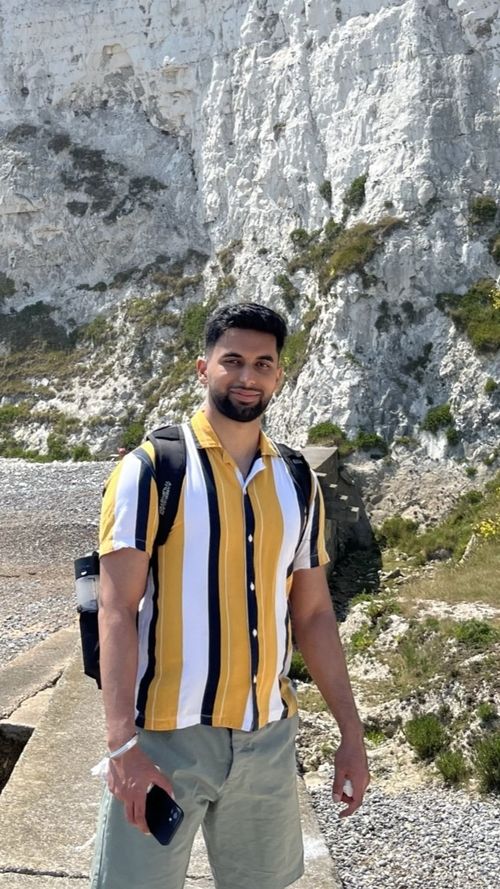 Sarvesh Chitnis hiking in Kent