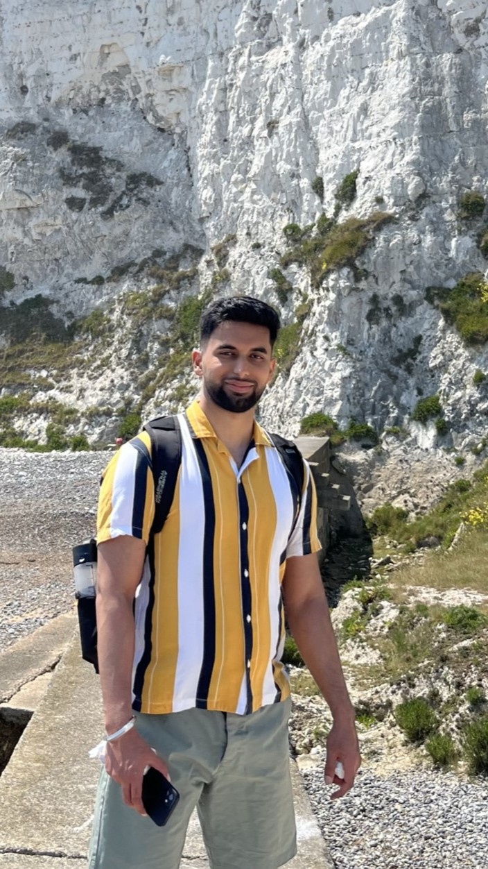 Sarvesh Chitnis hiking in Kent
