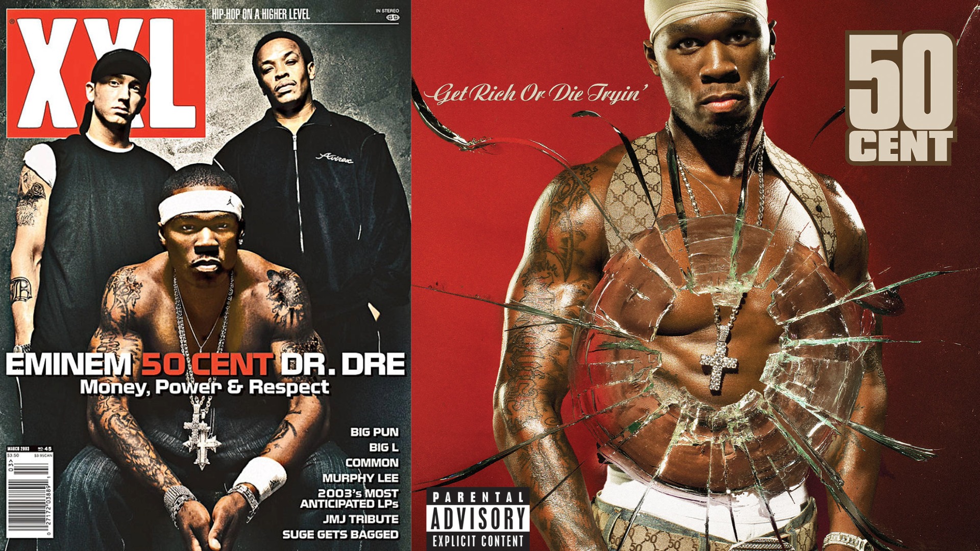 50 cent dr. dre get rich or die tryin 2003 heat