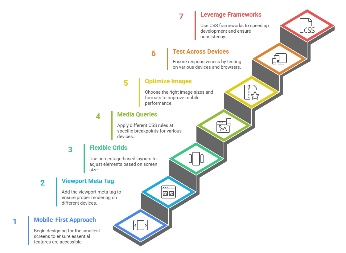 Steps to Responsive Web Design