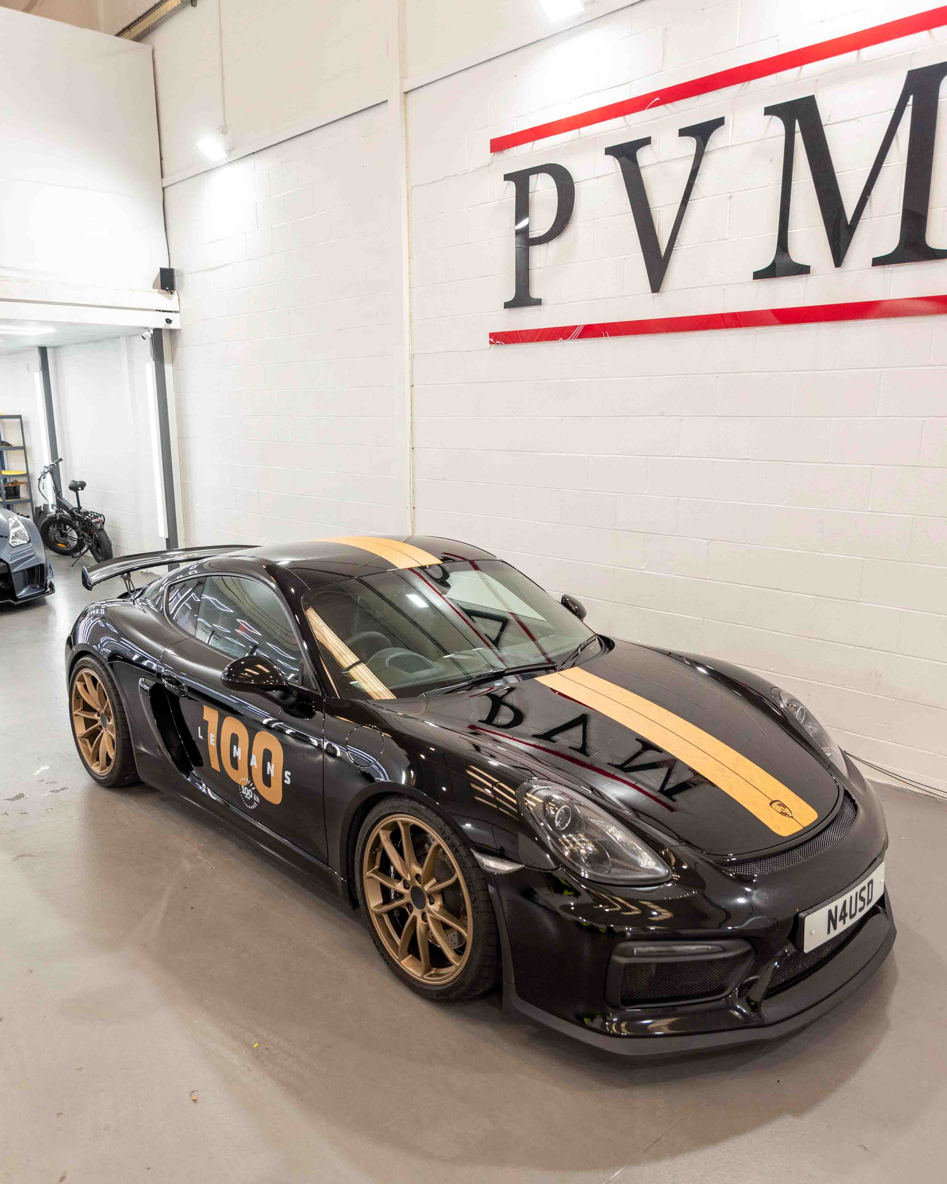 Example image of a Rolls Royce with Dechrome on the doors trims