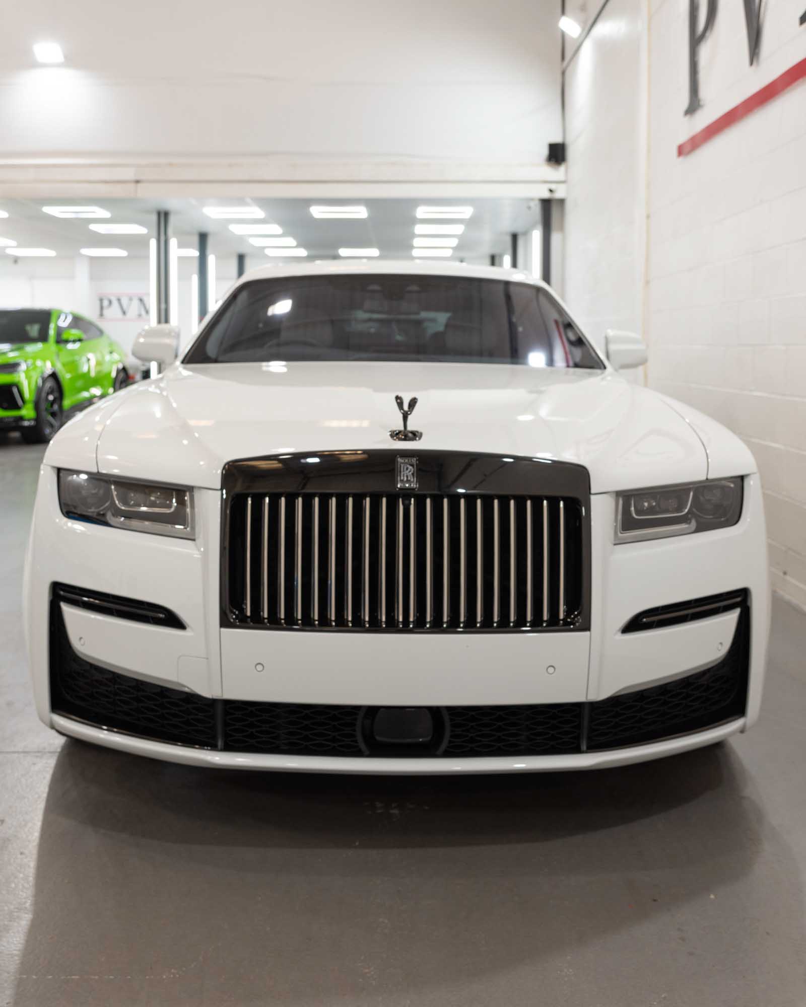 Dechrome on a Rolls Royce