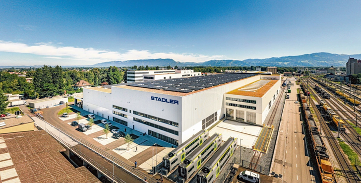 Bereits heute arbeiten über tausend Menschen bei der Stadler Rheintal AG in St.Margrethen.
