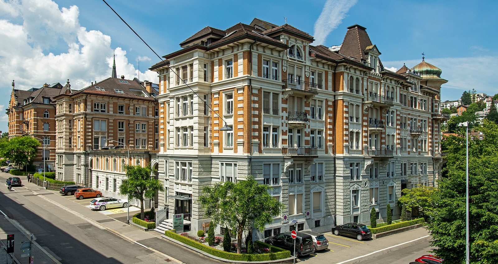 Die Empfehlungen der Staatswirtschaftlichen Kommission des St.Galler Kantonsrates sind in die Überarbeitung der Eigentümerstrategie der SAK (Bild: Hauptsitz in St.Gallen) eingeflossen.