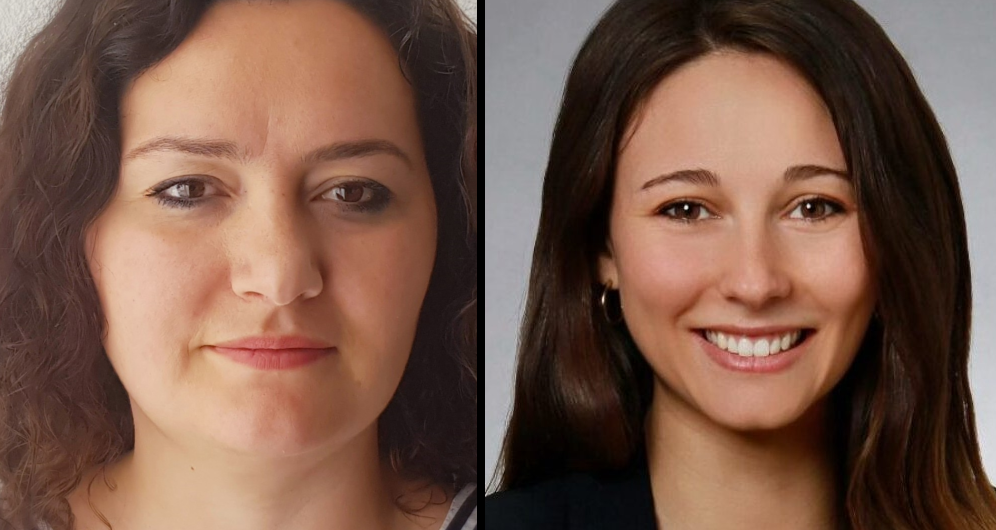 Delvina Radi und Sandra Rempfler. (v.l.)