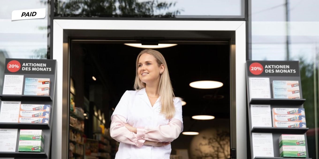 Michèle Ammann, Inhaberin der Bahnhofpärkli-Apotheke in St.Gallen.