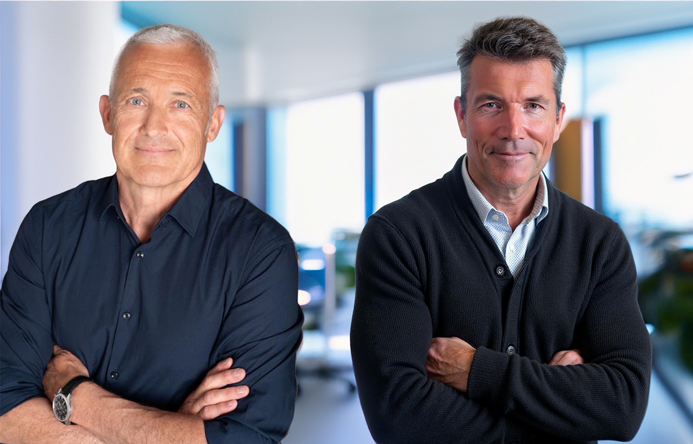 Renato Profico (CEO) und Cornel Müller (Gründer und Lead-Investor) von der Work-ID AG. (v.l.)