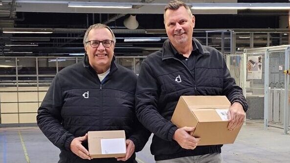 Franco Ferrari, Standortleiter von Oftringen, und Operations Manager Werner Krug. (v.l.)