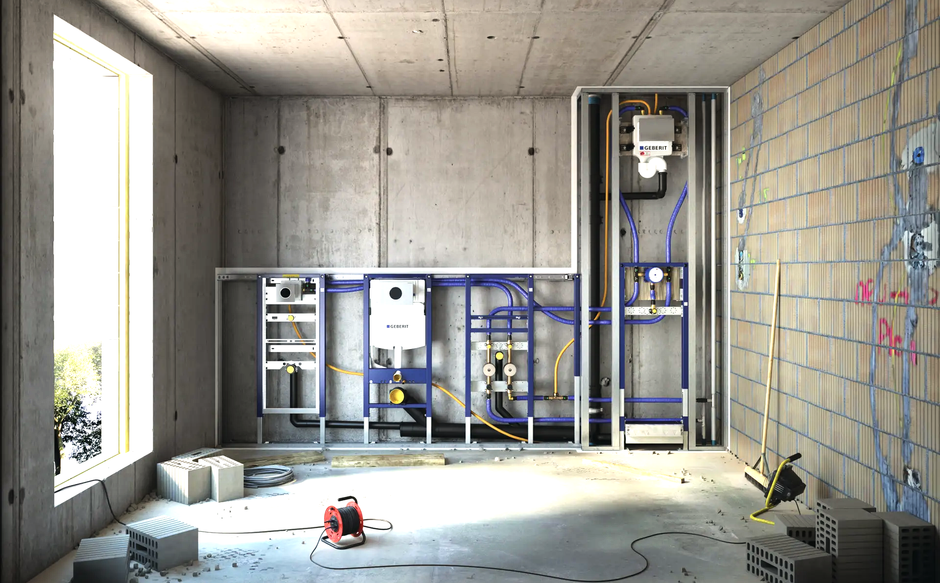 Das Installationssystem Duofix für Badezimmer ist eine der Neuheiten, mit denen Geberit Anteile im Markt für Sanitärtechnik gewinnt.