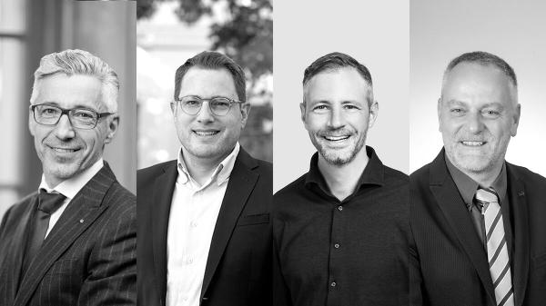 Markus Bänziger, Jérôme Müggler, Freddie Köchli und Florian Kobler. Markus Bänziger, Jérôme Müggler, Freddie Köchli und Florian Kobler.