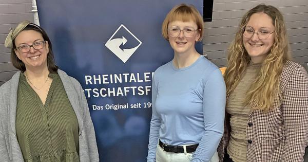 Margit Hinterholzer (RMC) mit Karin Manser und Tabea Schegg von der Galledia Event AG. (v.l.)